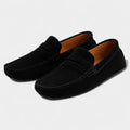 Men's Suede Leather Loafers - Casual Slip-On Loafers
