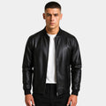 Men's Korean Style Leather Jacket – Minimalist Fit