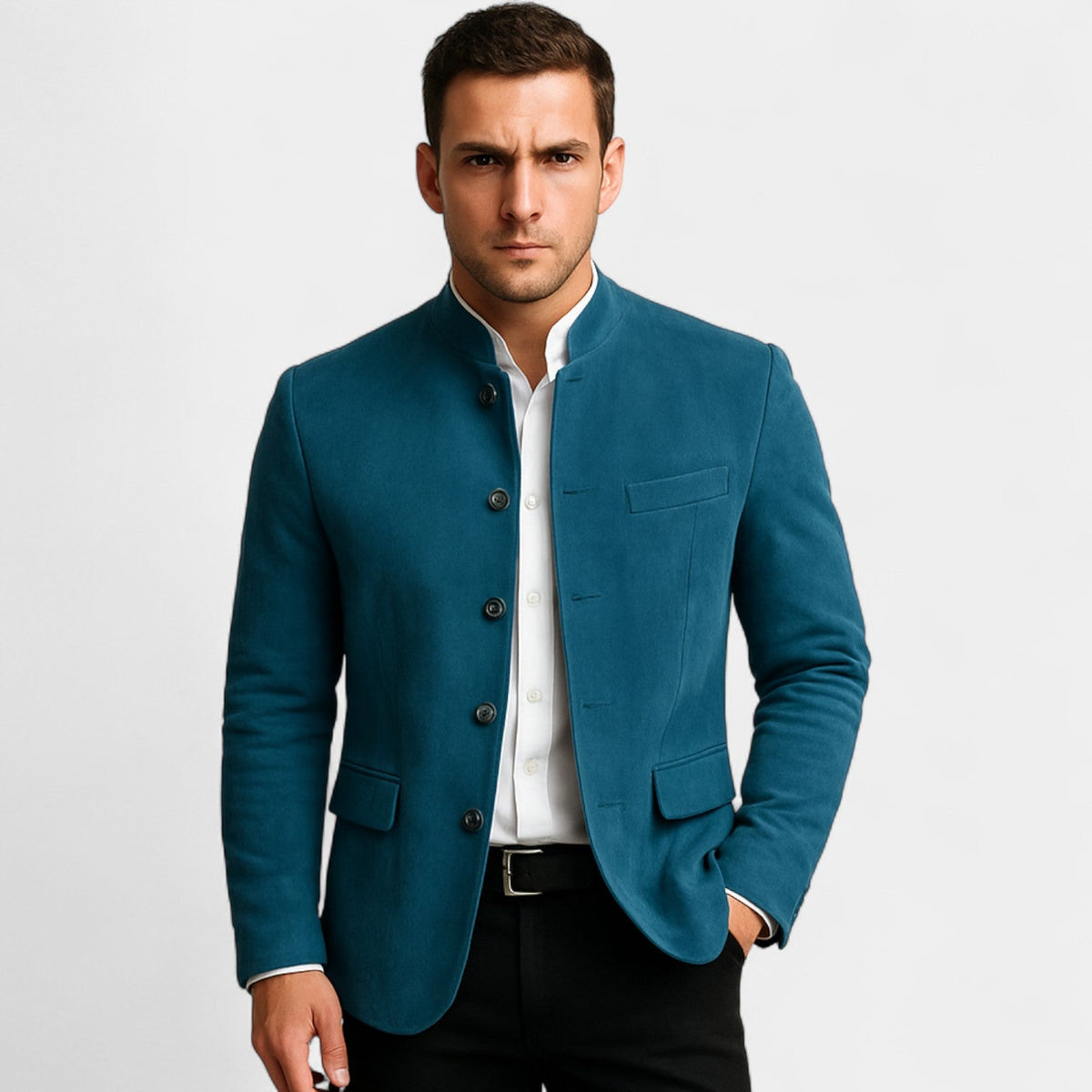 Men's Corduroy Suede-Effect Blazer – Casual Look