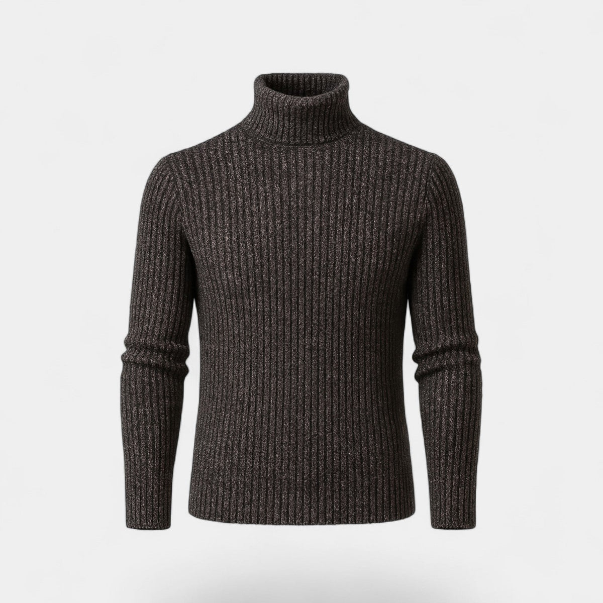 Men's Technical Wool Blend Turtleneck – Slim Refined Fit