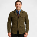 Men's retro fitted jacket – Japanese style, refined, everyday silhouette