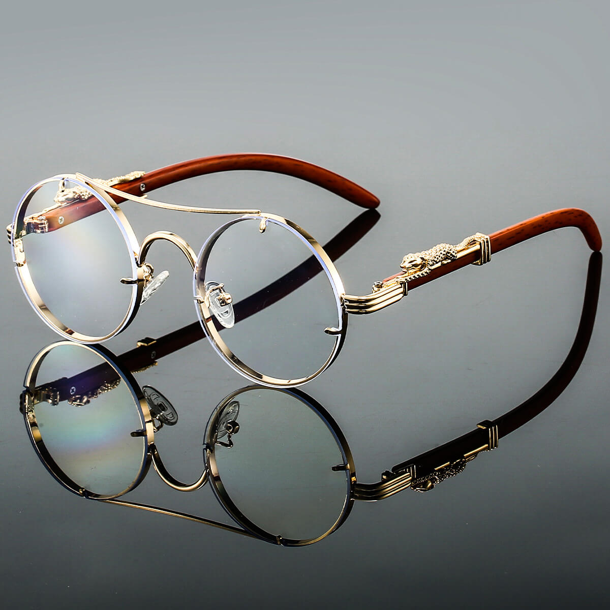 Unisex Retro Oversized Sunglasses - Acetate Frames UV400