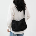 Women's Canvas Crossbody Bag – Adjustable Multi-Pocket