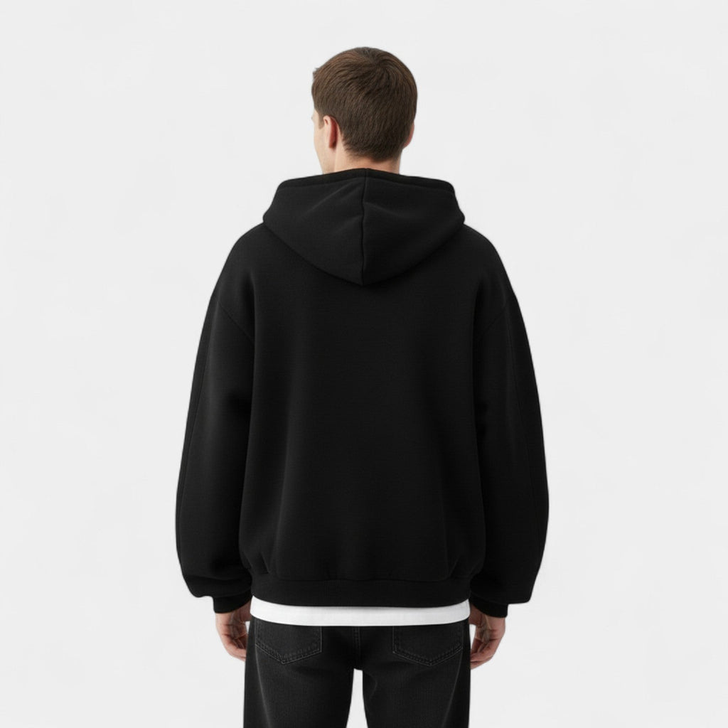 Men's Hoodie Cardigan – Double Zip Modern Fit