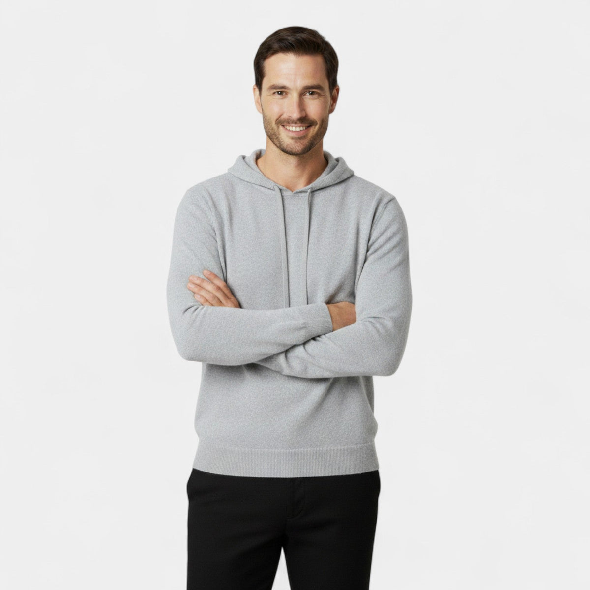 Men's 100% Merino Wool Hoodie – Loose Minimalist Fit