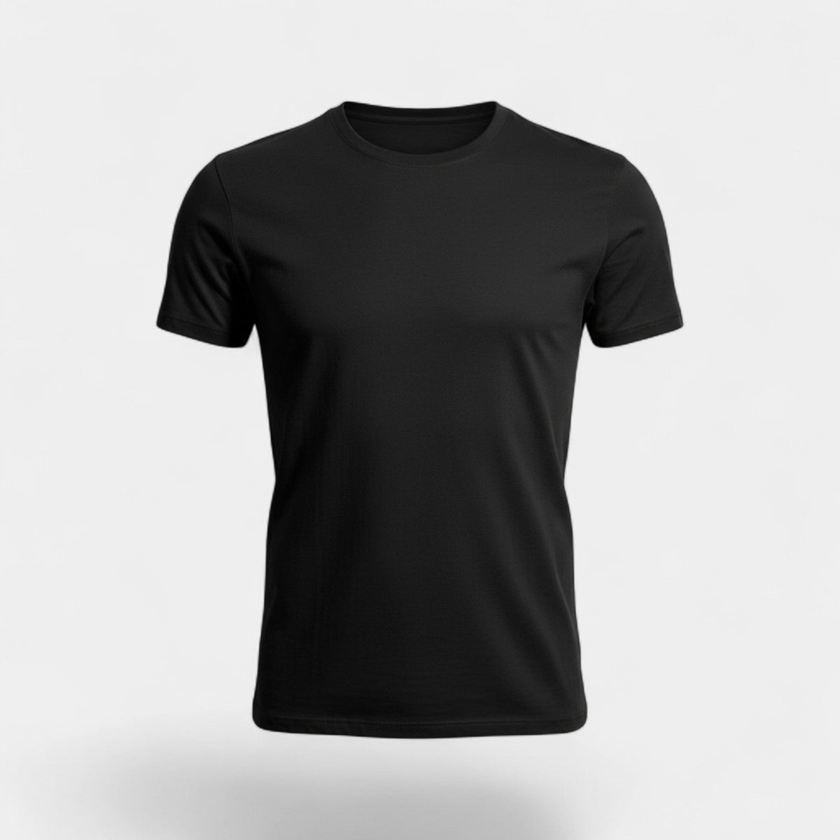 Set of 3 men's round neck thick cotton T-shirts – refined, durable, everyday essentials