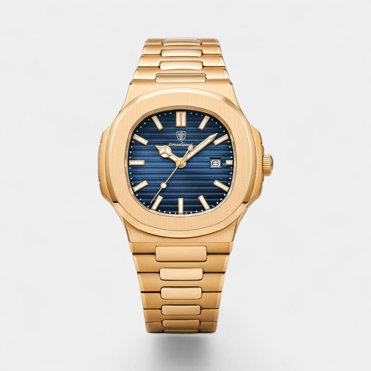 Calder Mayne | Luxury Men's Watch Rose Gold – Luminous and Waterproof Quartz 42 mm