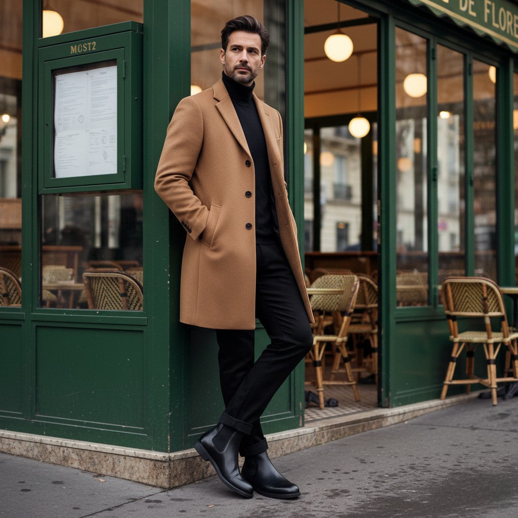 Calder Mayne | Men's Chelsea Boots in PU Leather