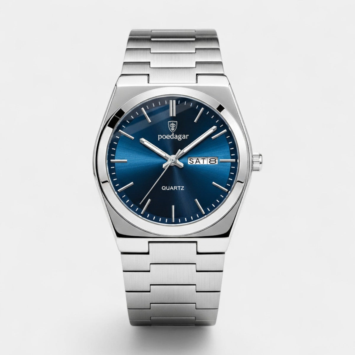 Men's Ultra Thin Stainless Steel Watch – Luminous and Waterproof 41 mm