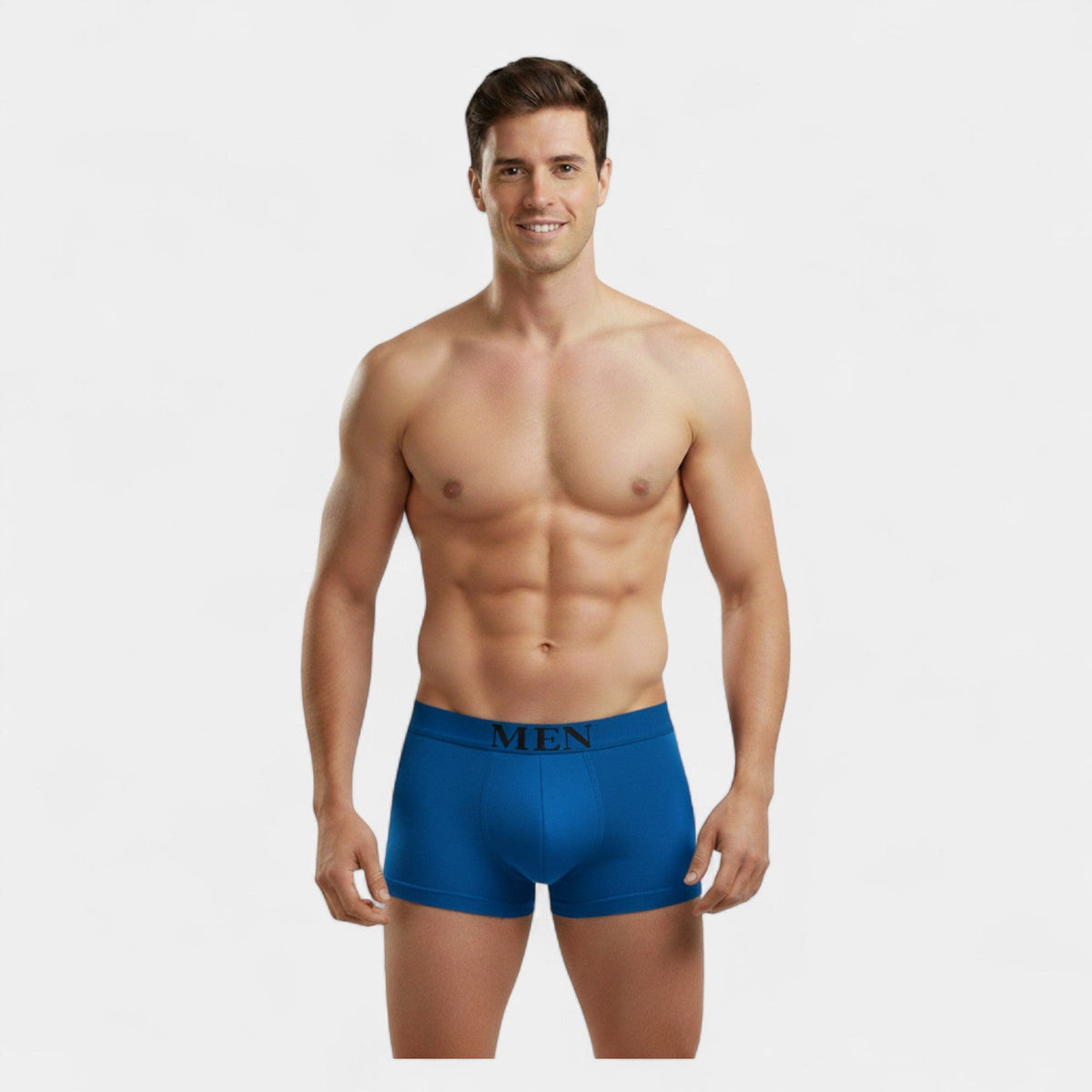 Men's seamless cotton boxers 3-pack – stretchy comfort