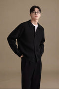 Men's Chunky-Knit Vest – Modern Loose-Fit Cardigan
