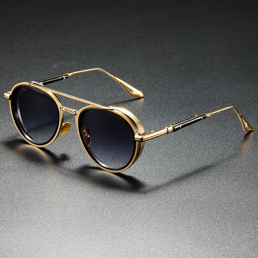 Unisex Retro Sunglasses – Oversized Acetate Frame UV400