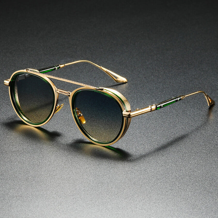 Unisex Retro Sunglasses – Oversized Acetate Frame UV400