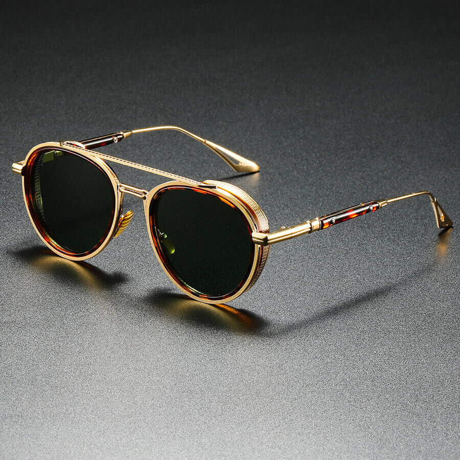 Unisex Retro Sunglasses – Oversized Acetate Frame UV400