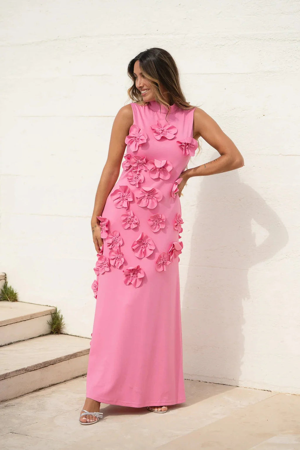 Women's Maxi Dress – Elegant Silhouette with Flowing Fabric