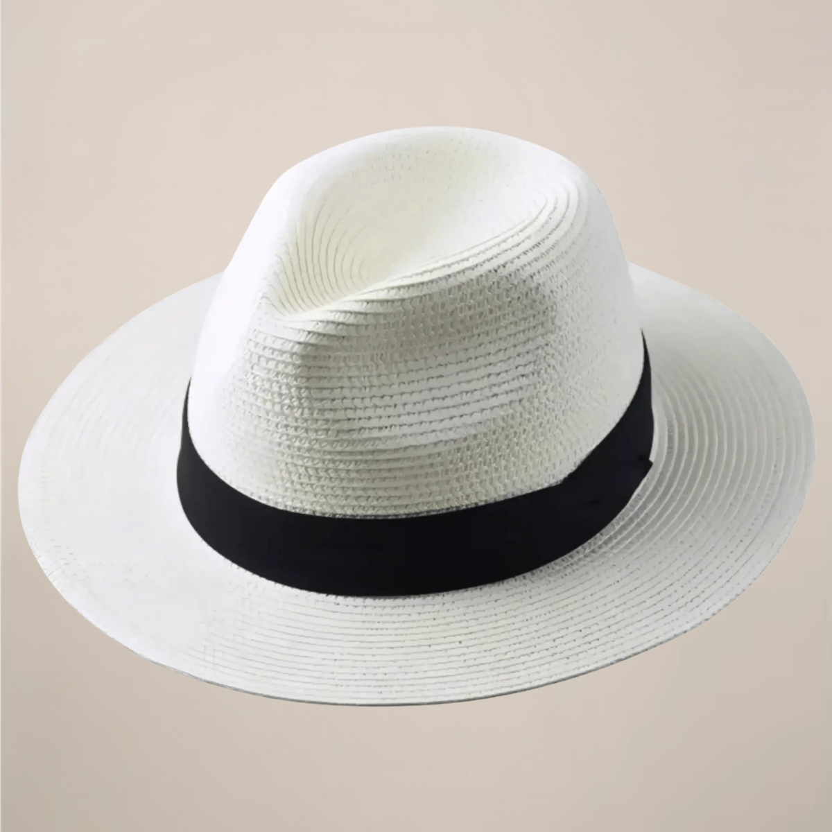 Men's Straw Panama Hat – Wide Brim Breathable Classic Style