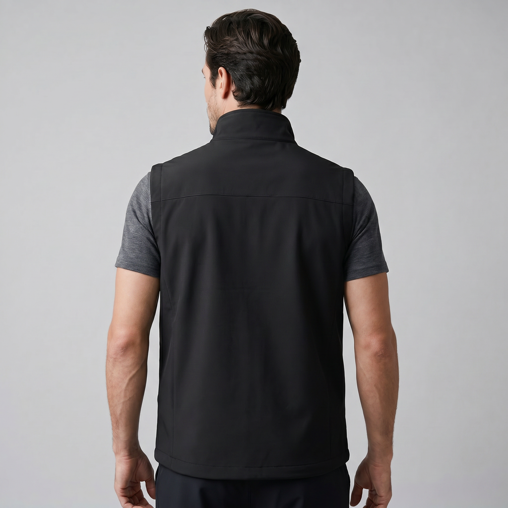 Men's Lightweight Sleeveless Vest – Utility Style with Zippered Pockets