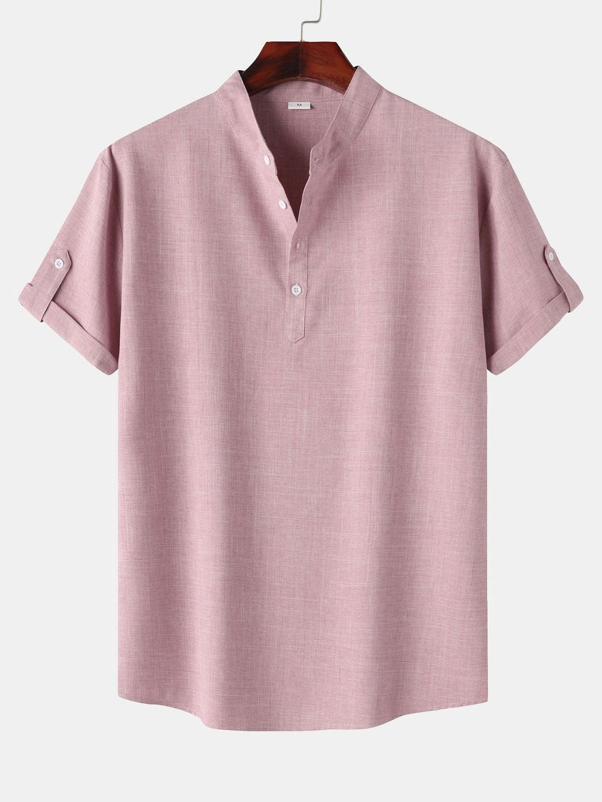 Men's Short Sleeve Henley Shirt – Relaxed Fit