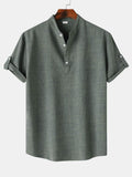 Men's Short Sleeve Henley Shirt – Relaxed Fit