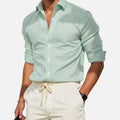 Men's Slim Fit Striped Shirt – Tailored Business Cut