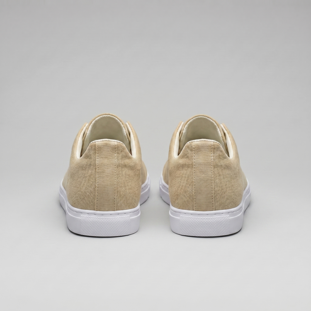 Men's Slip-On Shoes – Suede-Like Upper with Cross Strap