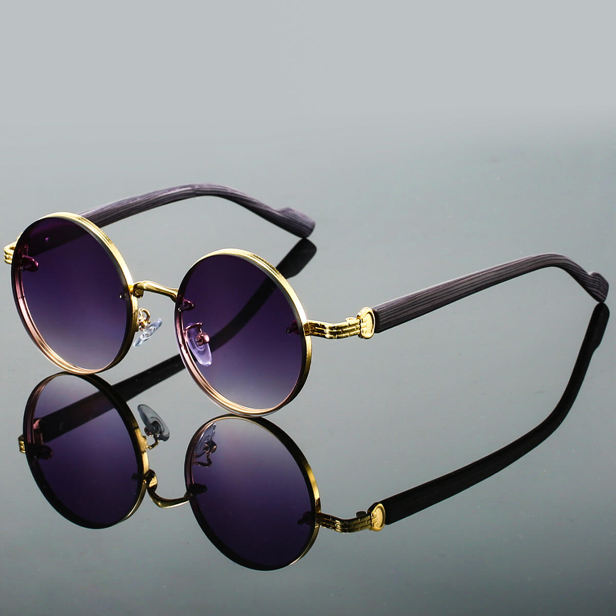 Women's Sunglasses – Classic Round Frame Tinted Lenses