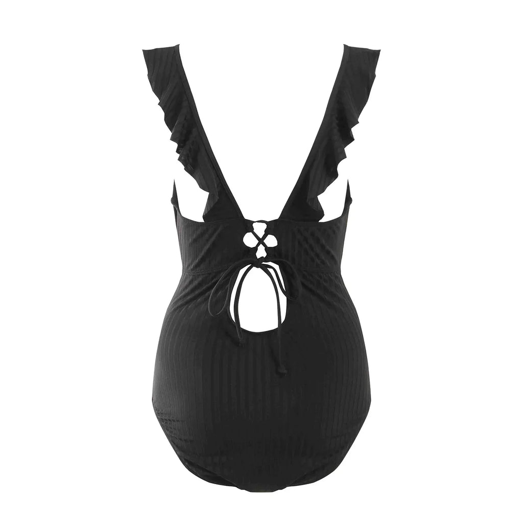 Women's Maternity One-Piece Swimsuit – Support and Comfort