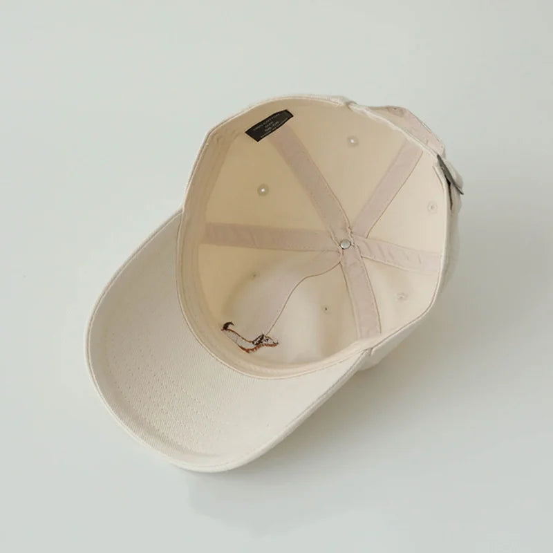 Women's Cotton Cap – Embroidered Dachshund Pattern