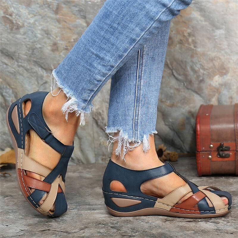 Vintage Women's Orthopedic Sandals – Lightweight Comfort Sole