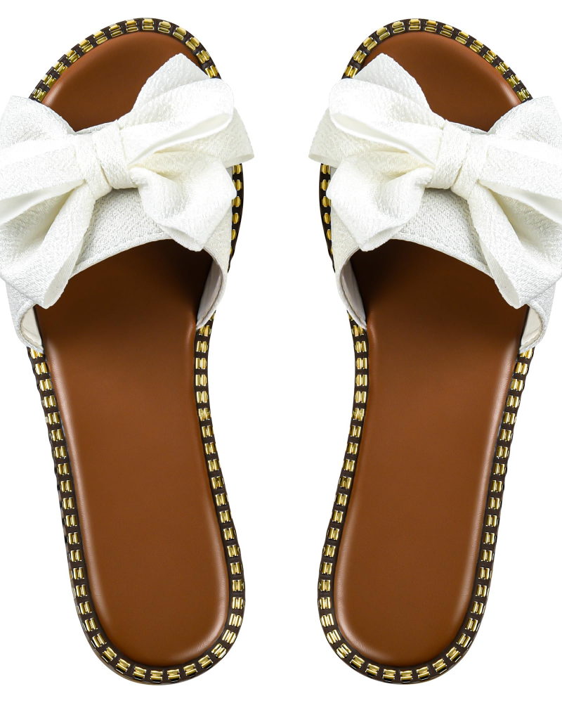 Women's Knot Mules – Elegant Slip-On Sandals