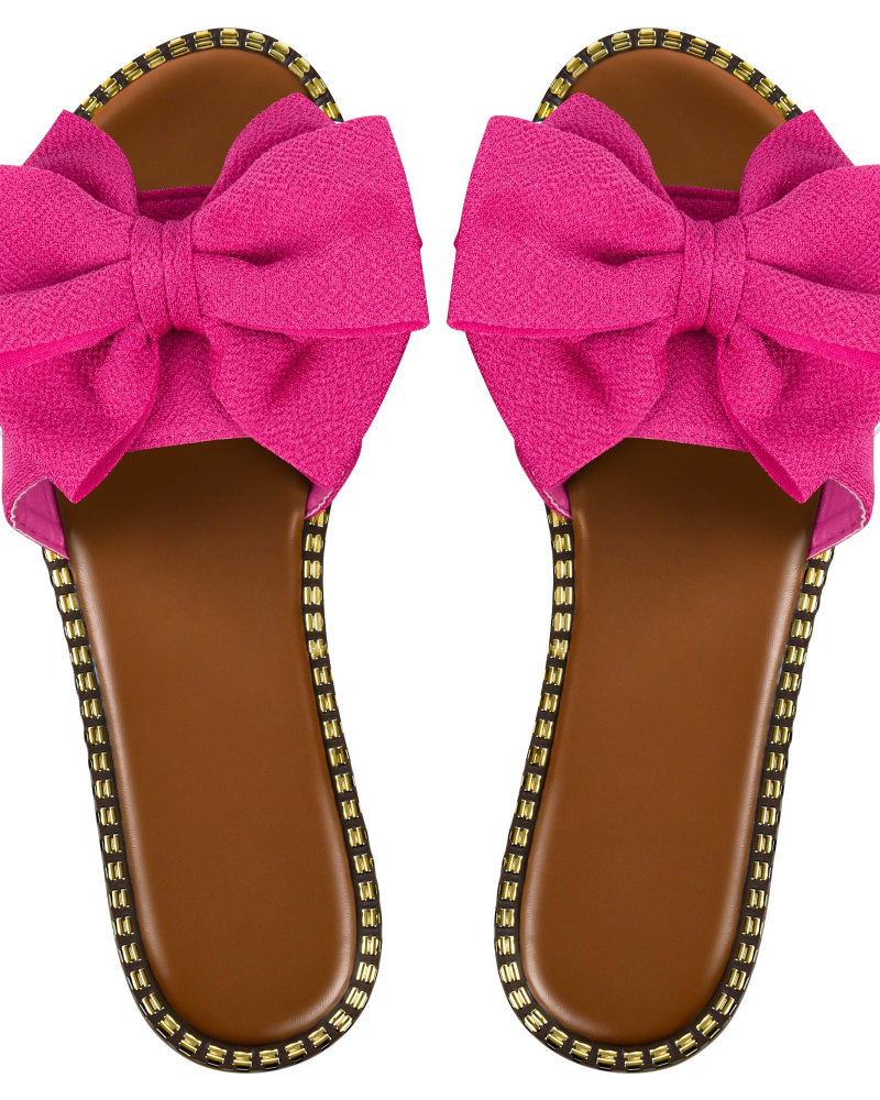 Women's Knot Mules – Elegant Slip-On Sandals