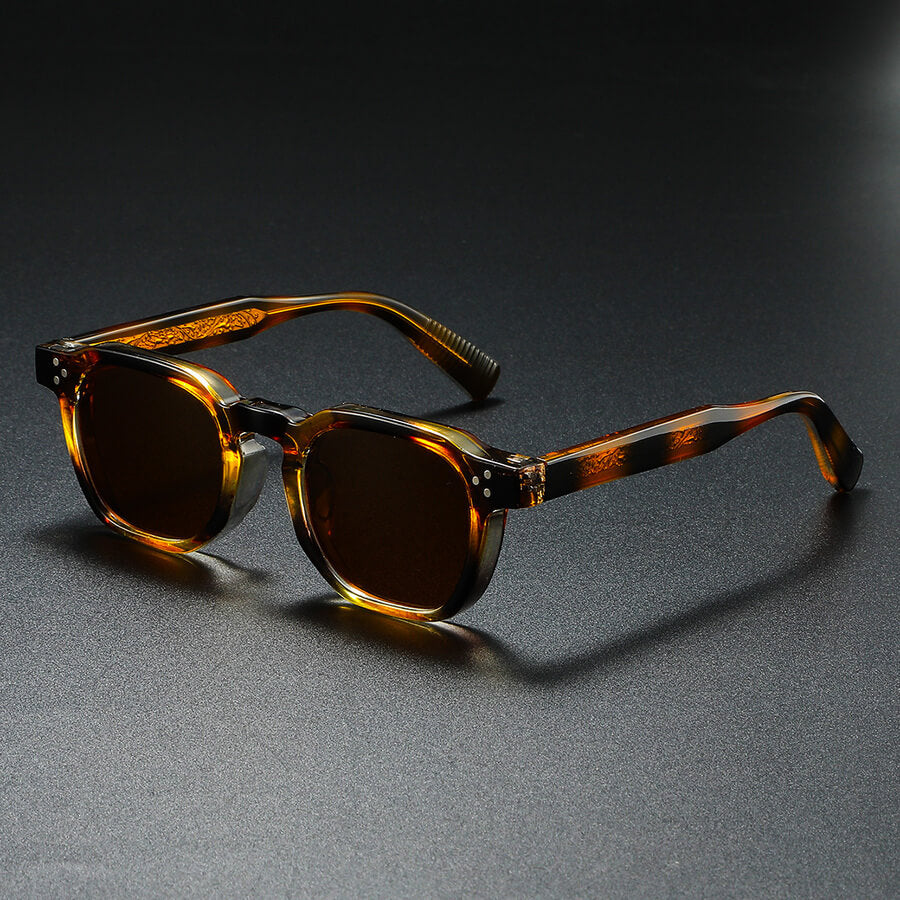 Men's Square Sunglasses – Tinted Lenses