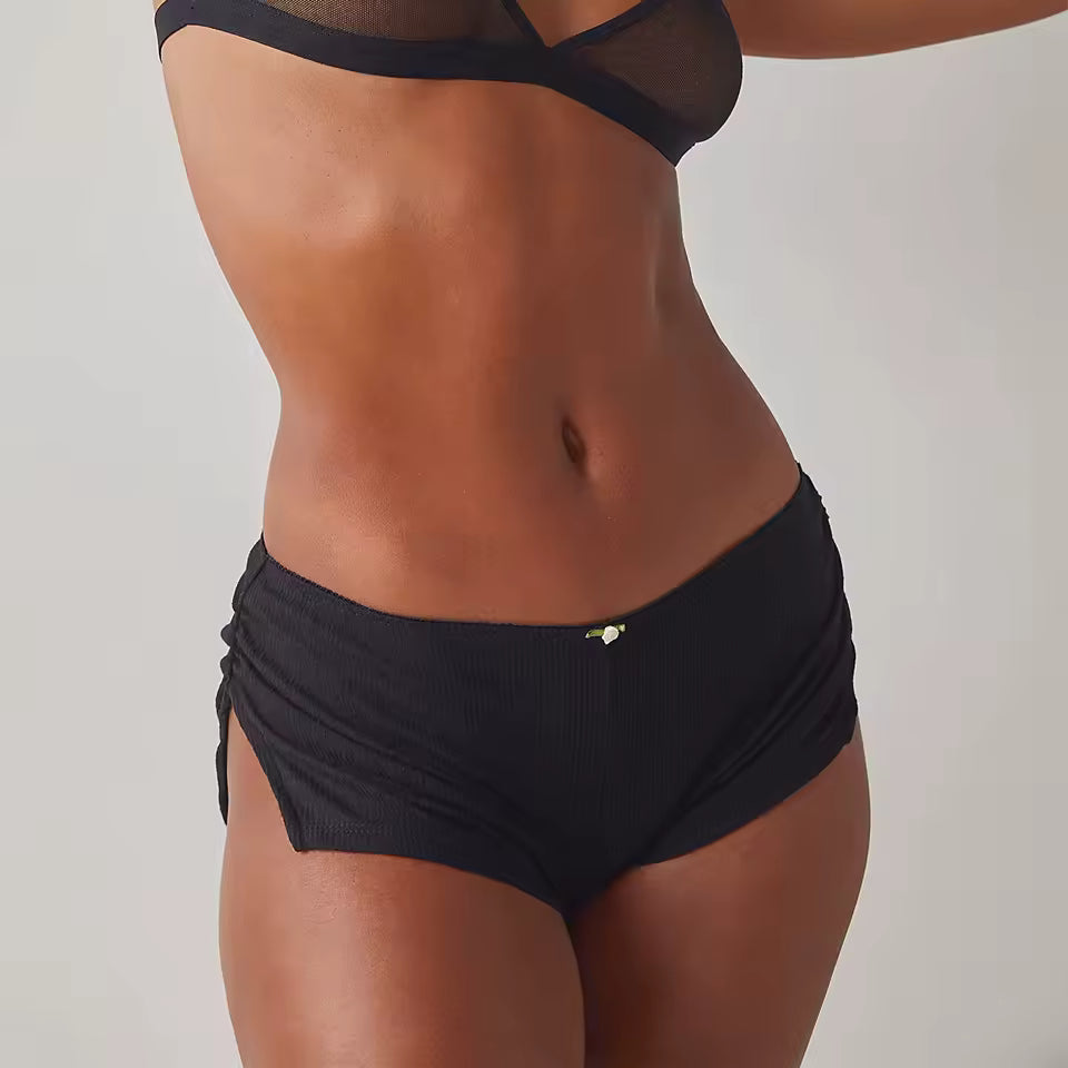 Short Pajamas for Women – Elastic Waist with Side Slit