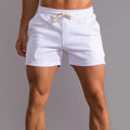 Men's Short Cotton Joggers – Relaxed Fit with Utility Pockets