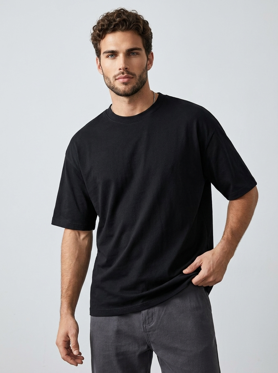 Unisex Oversized Cotton T-Shirt – Relaxed Fit