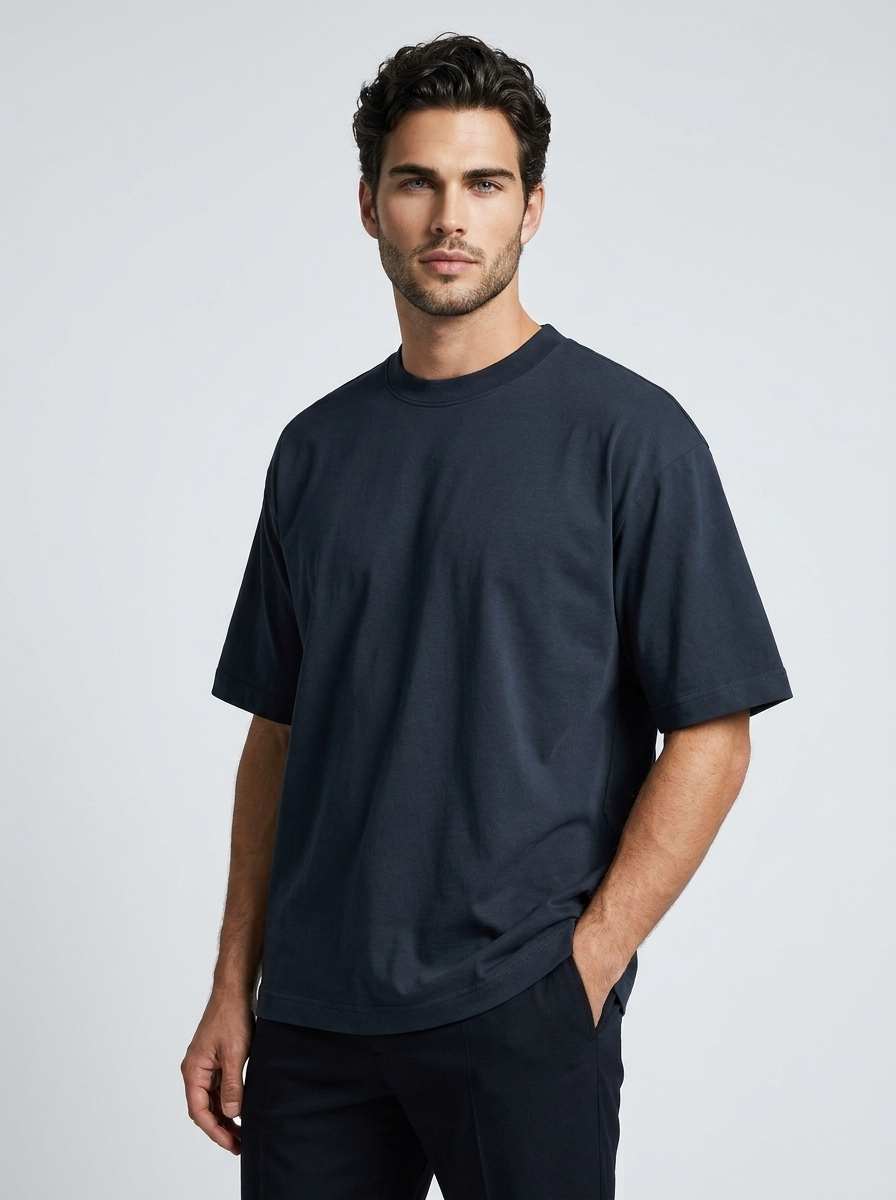 Unisex Oversized Cotton T-Shirt – Relaxed Fit