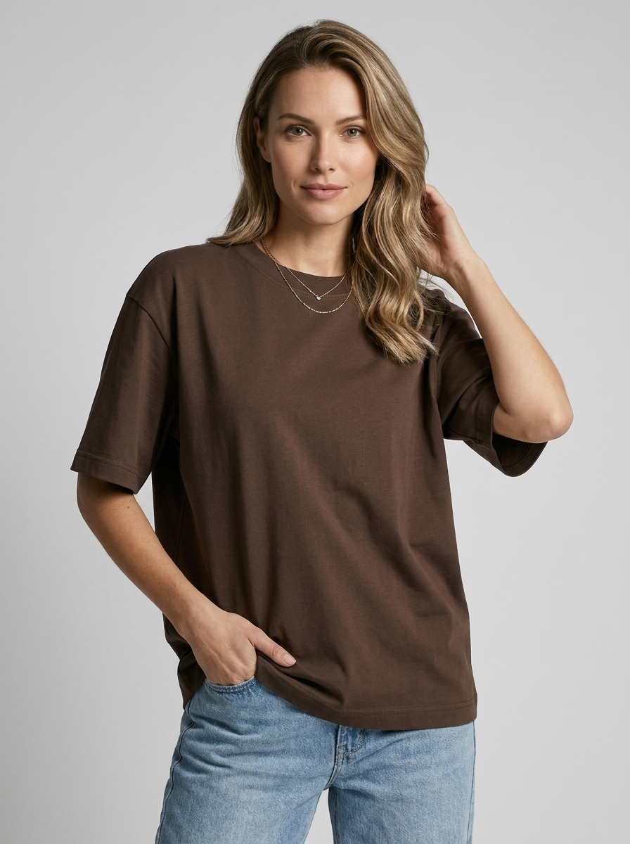 Unisex Oversized Cotton T-Shirt – Relaxed Fit