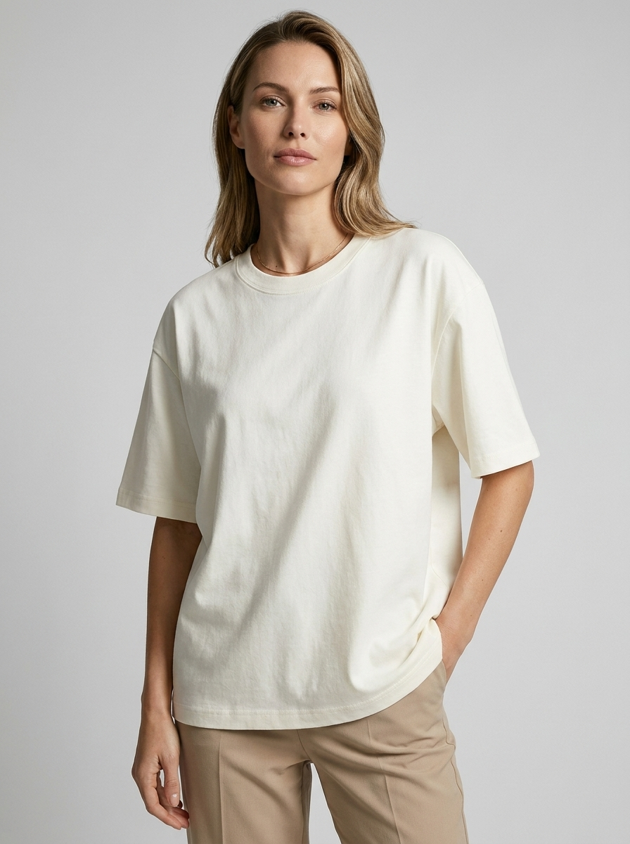 Unisex Oversized Cotton T-Shirt – Relaxed Fit