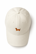 Women's Cotton Cap – Embroidered Dachshund Pattern