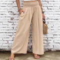 High-Waisted Wide-Leg Women's Pants – Casual Fit
