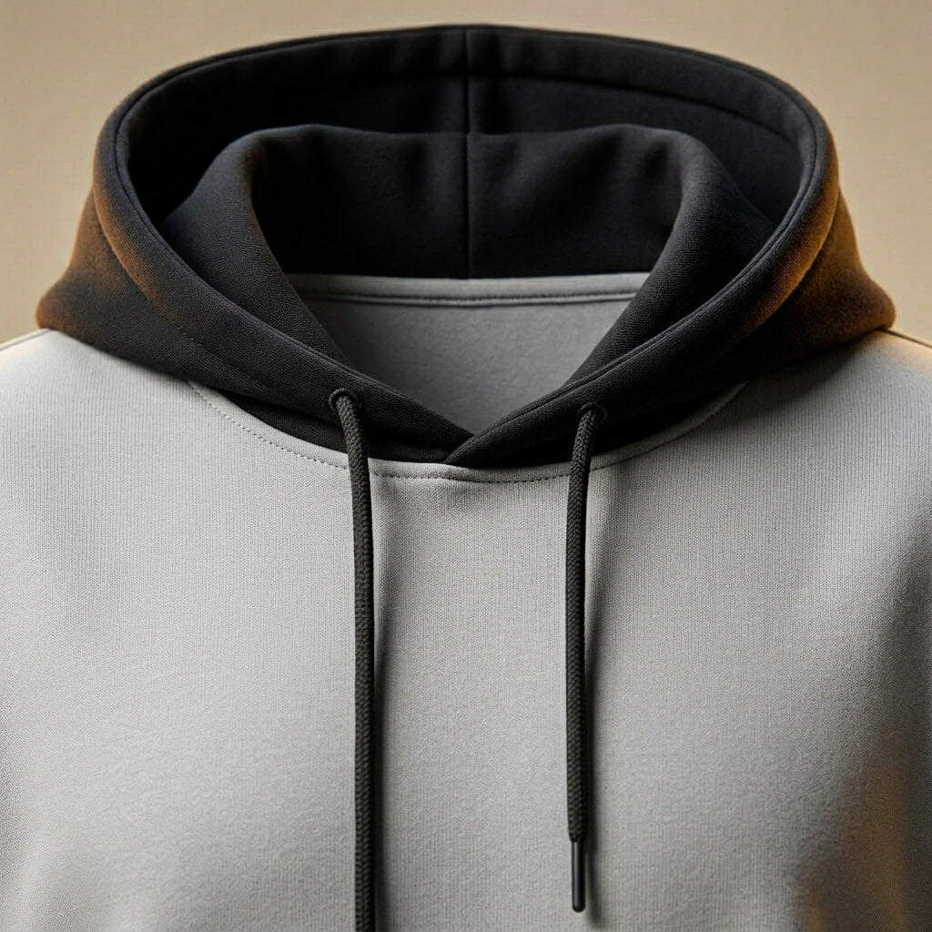 Men’s Cotton Hooded T-Shirt – Relaxed Oversized Streetwear Fit