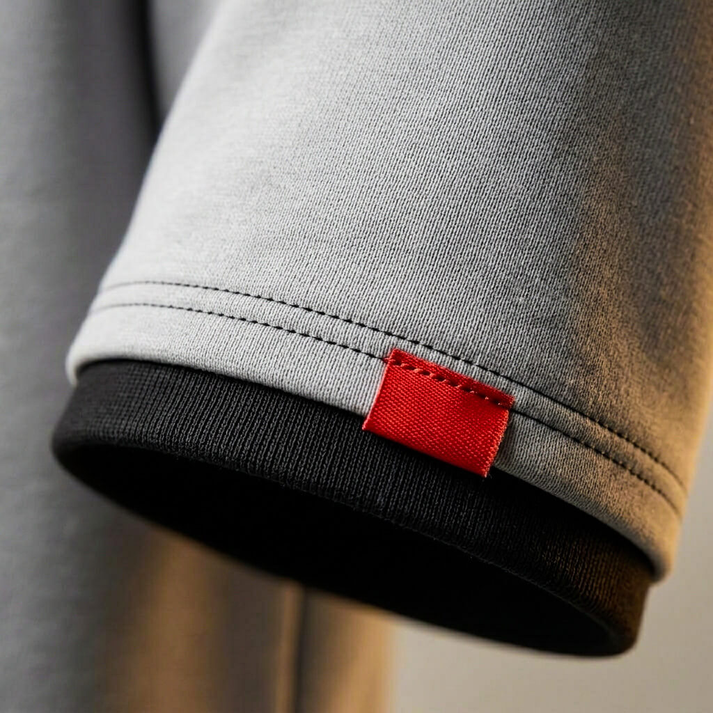 Men’s Cotton Hooded T-Shirt – Relaxed Oversized Streetwear Fit