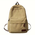 Men's Canvas Backpack – Front Pocket and Adjustable Straps