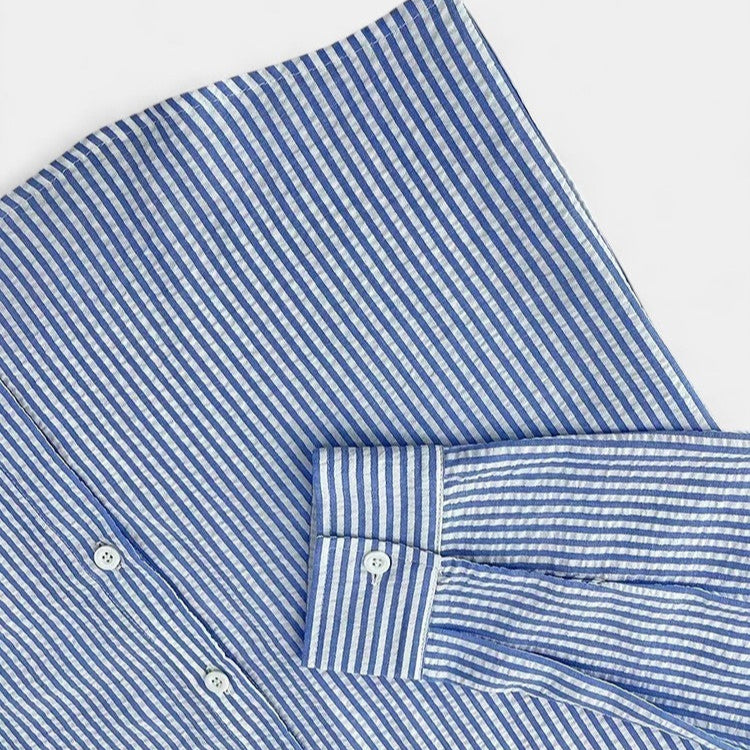 Striped Cotton Shirt - Riviera Fit