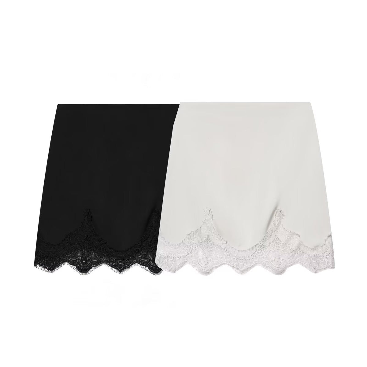 High Waist Mini Skirt for Women – Bodycon Lace Patchwork