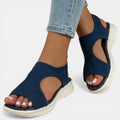 Women's Orthopedic Slip-On Sandals – Soft Knit and Lightweight Sole