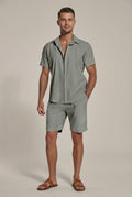 Men's Linen Set Shirt and Shorts – Relaxed Fit