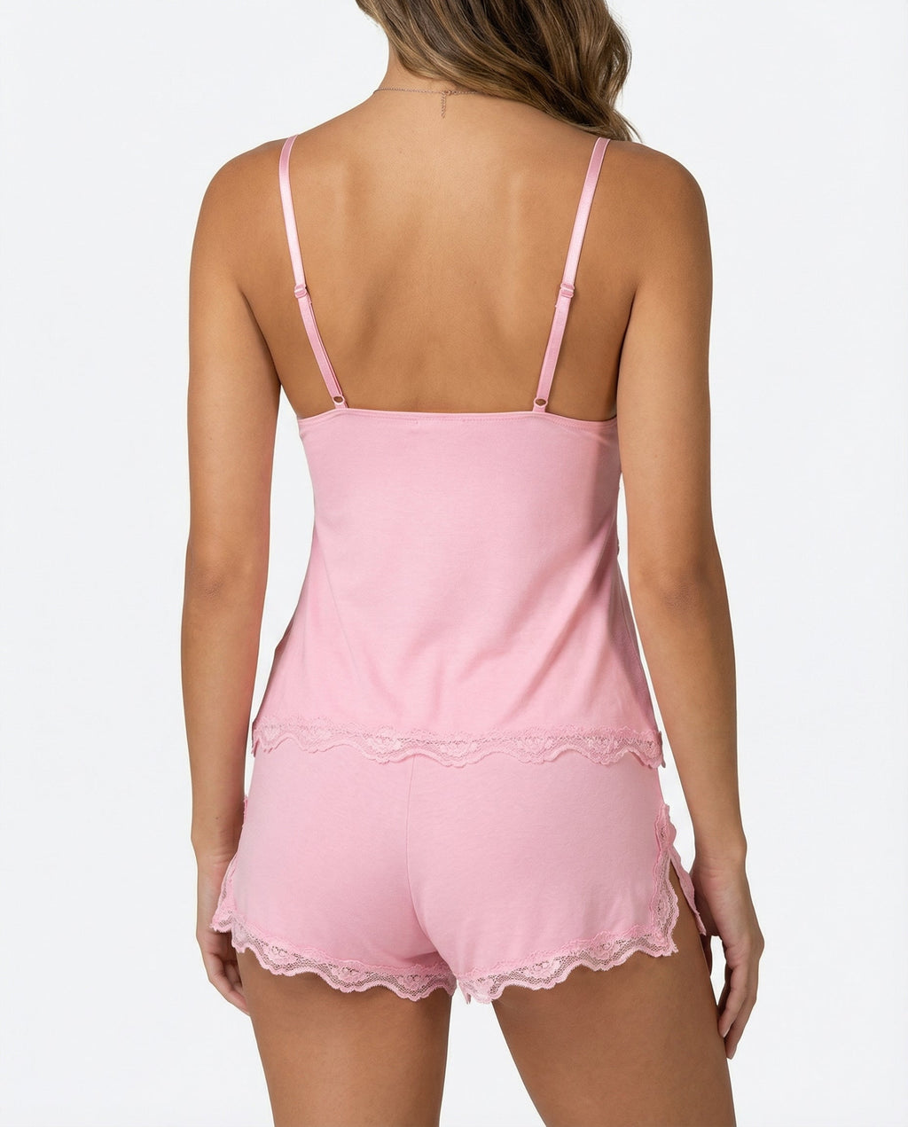 Women's Lace Camisole and Shorts Set – Comfort and Elegance