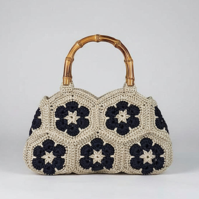 Double-Sided Embroidered Handbag – Handwoven Detail