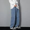 Men's Straight-Leg Jeans – Slimming Effect Mid-Rise